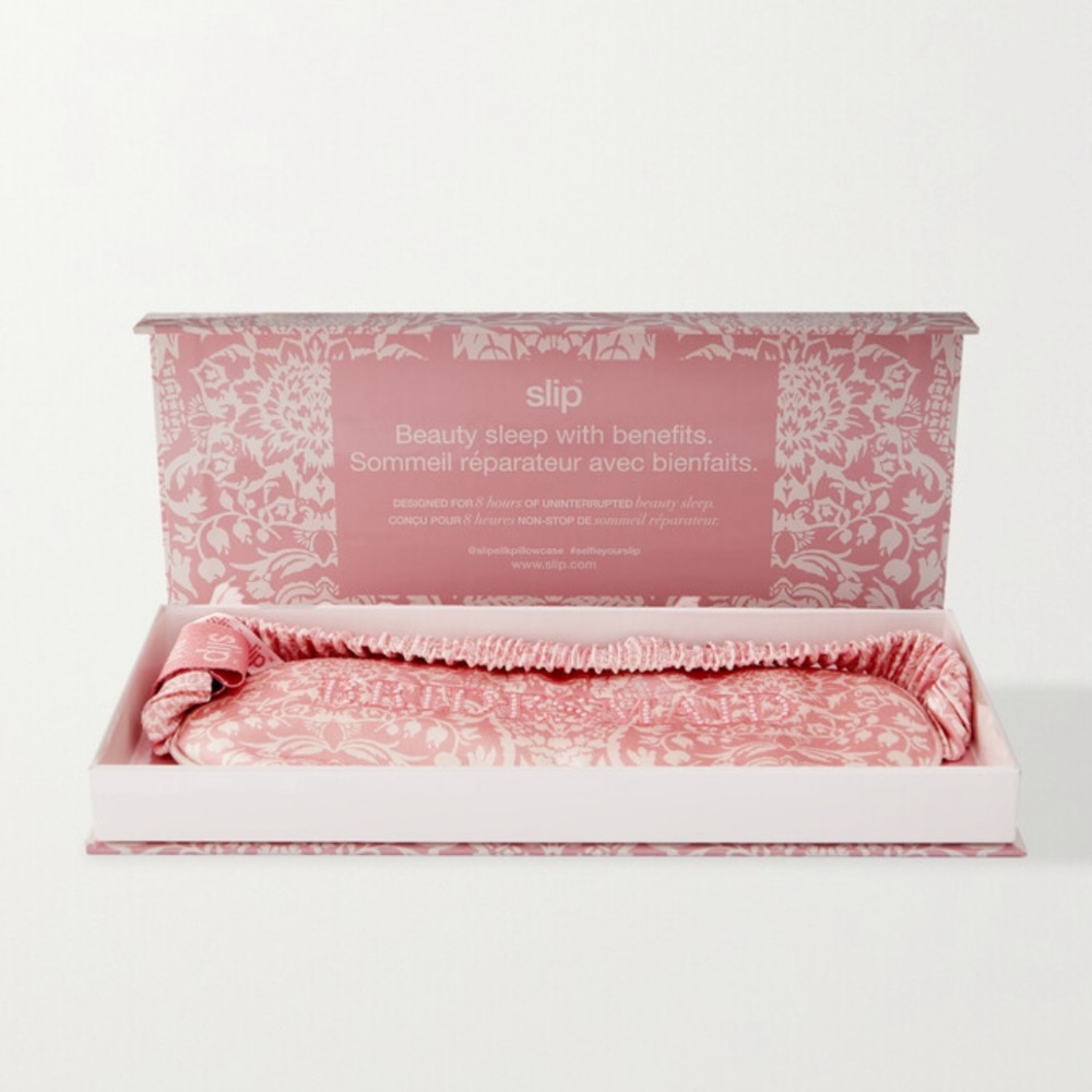 NWT Slip Bridesmaid Sleep Mask; Silk; Pink